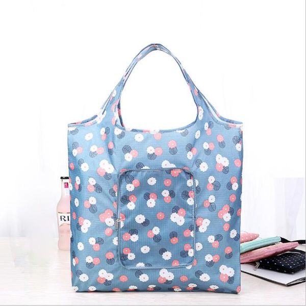 

storage bags fashion eco friendly folding shopping bag women's handbags waterproof foldable reusable household tote