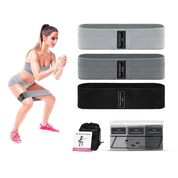 

yoga stripes 3 pack resistance bands for legs and bu- exercise set booty hip wide workout sports fitness band loops