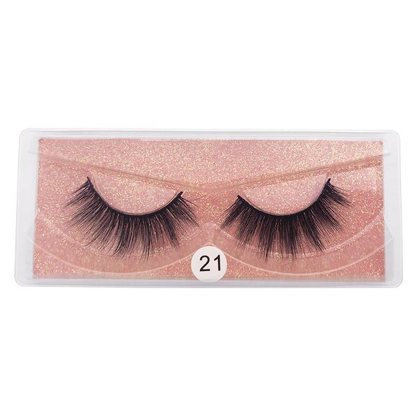 

soft light false eyelashes natural look crisscross handmade reusable 3d fake lashes makeup accessories for eyes full strip pink sticker 10 m