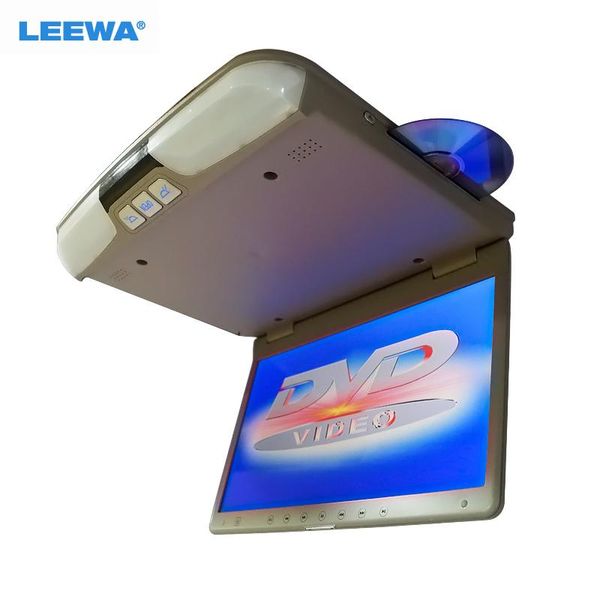 

car video leewa bus 15.6" 15.6 inch roof mount lcd monitor with built-in dvd player fm usb/sd solt 3-color gary black beige #ca3321