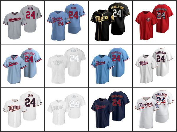 

minnesota twins men 24 josh donaldson women youthjersey, Black;red