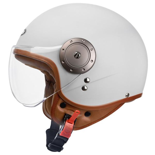 

outdoor hats motorcycle helmet jet vintage open face /4 half, Black;white