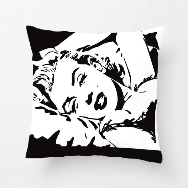 

cushion/decorative pillow beauty printing throw pillowcase decorative cushion cover monroe silhouette perfect gift by lvsure for car sofa se