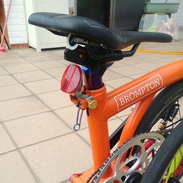 

bike lights folding rear reflector safety warning for brompton bmx general light