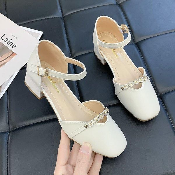 

dress shoes summer ladies elegant sandals high heels buckle straps fashion casual girls wedge heel platform, Black