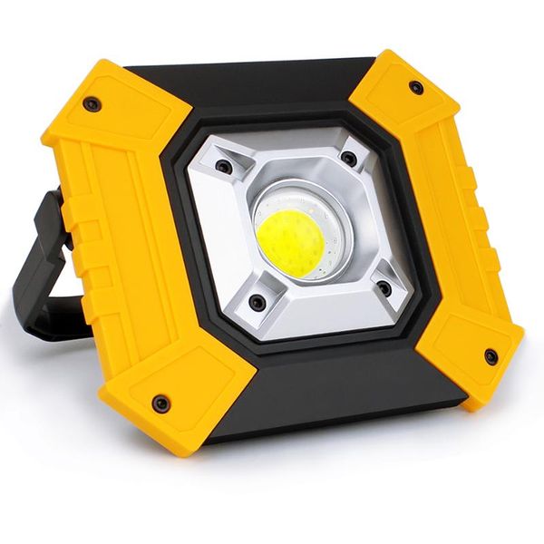 

charging led portable spotlight cob super bright work light rechargeable for outdoor camping lampe lanterns