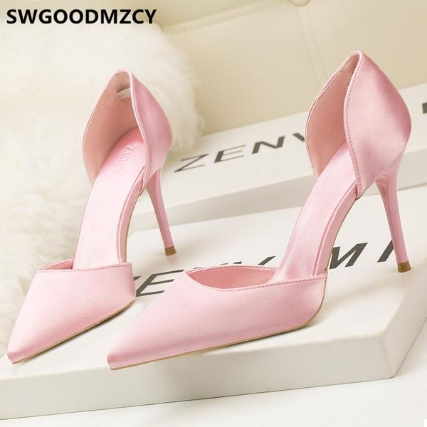 

dress shoes pink woman ladies heels pumps women fetish high stiletto elegant for luxury buty, Black