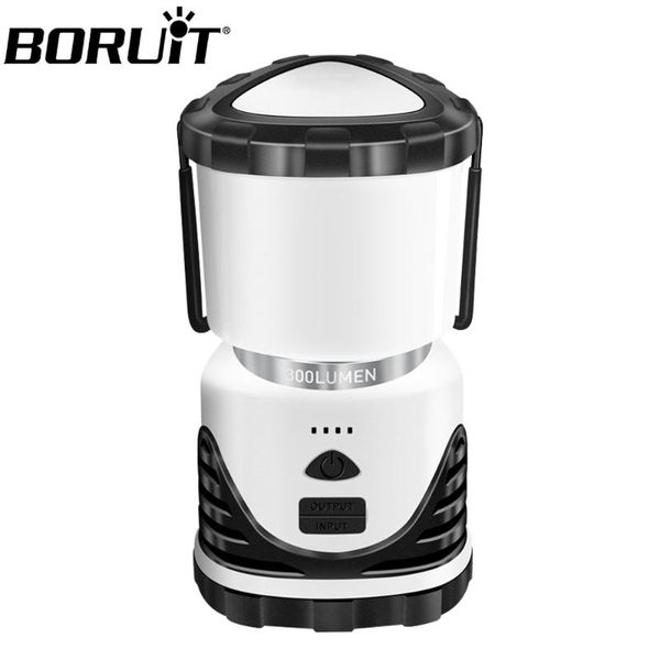 

boruit led camping light usb portable lighting phone charge lantern rechargeable lamp waterproof outdoor hiking fishing lanterns