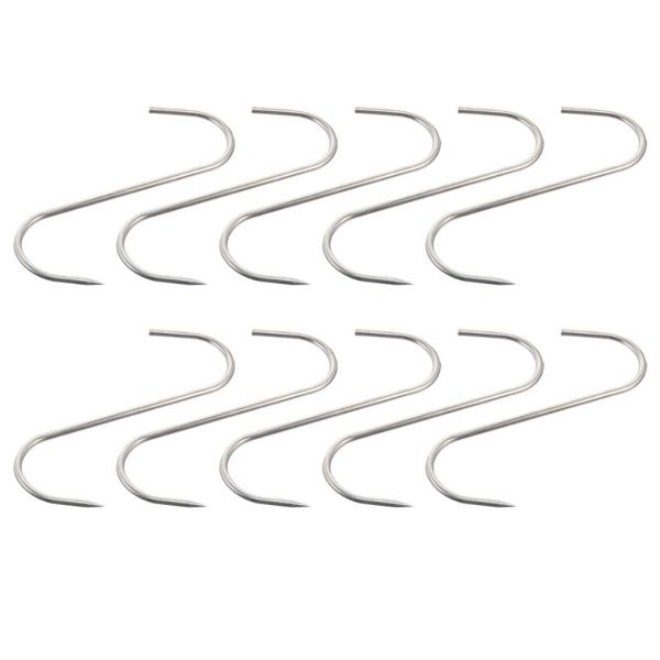 

pork ham hanging hooks shaped household kitchen cooking & rails