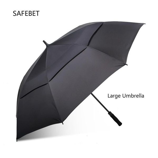 

umbrellas men strong windproof golf umbrella semi automatic long man and women's large business mens for fish wholesale