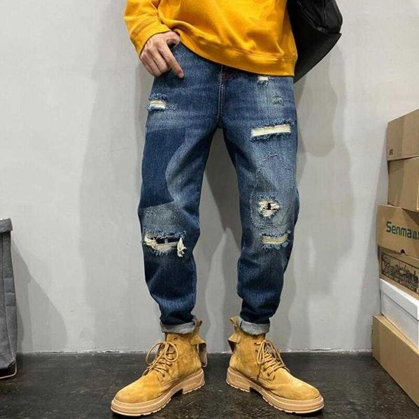

true brand print jeans joggers blue fashionop slim acid wash wolf designer