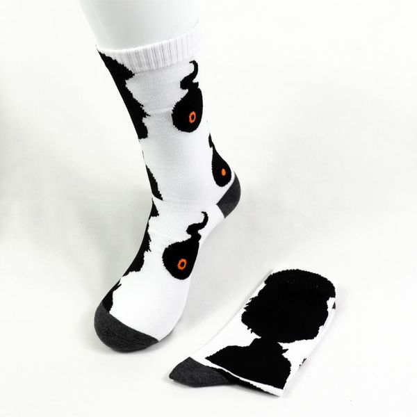 

men's socks anime comedy supernatural toilet-bound hanako-kun movement casual cotton, Black