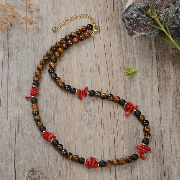 

chains fashion bohemian jewelry coral necklace for men and women punk party gift wholesale, Silver