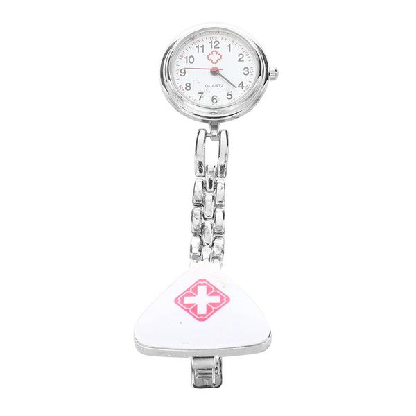 

pocket watches clip pendant quartz watch, Slivery;golden