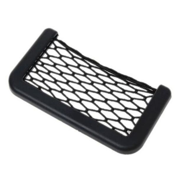 

car multifunctional storage net bag resilient carrying string nylon network pocket handphone holder ticket organizer