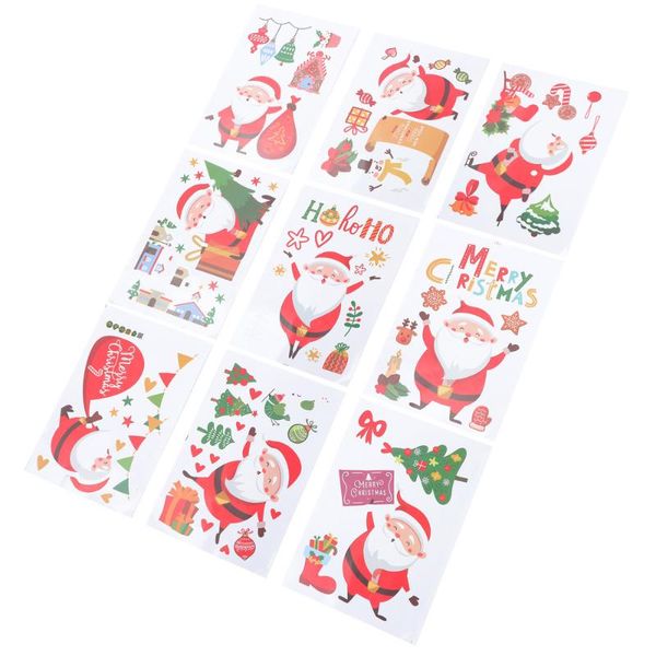 

wall stickers sheets of decorative self-adhesive pvc window sticker xmas decor