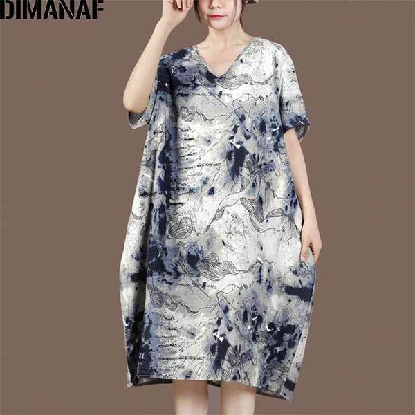 

plus size summer dress vintage beach sundress floral women vestidos cotton linen oversize 5xl 6xl lady long 210531, Black;gray