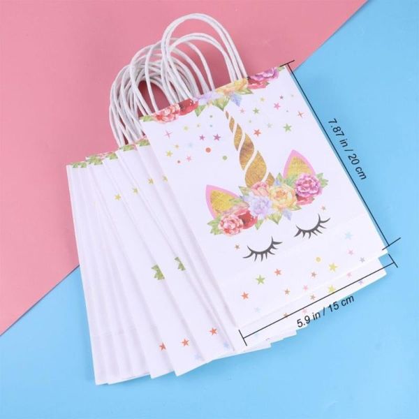

10pcs paper bag party birthday decorations gift candy wedding favors and gifts(yellow) wrap