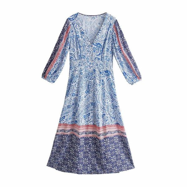 

casual dresses sweet women v neck slim dress tide spring-autumn fashion ladies chinese style a-line female printed, Black;gray