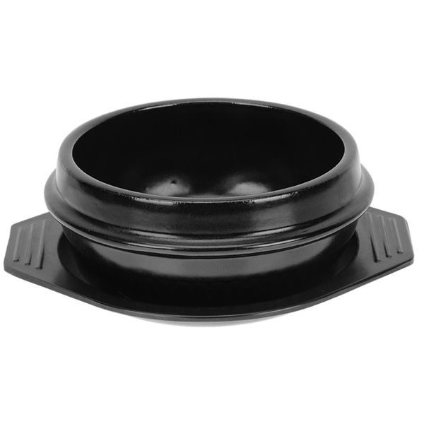 

bowls 1pc korean ceramic soup pot with tray practical stew cookware for home use