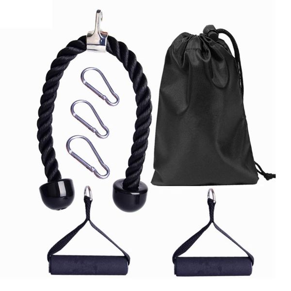

pcs arm strength rope fitness biceps pull down pressure training triceps accessories