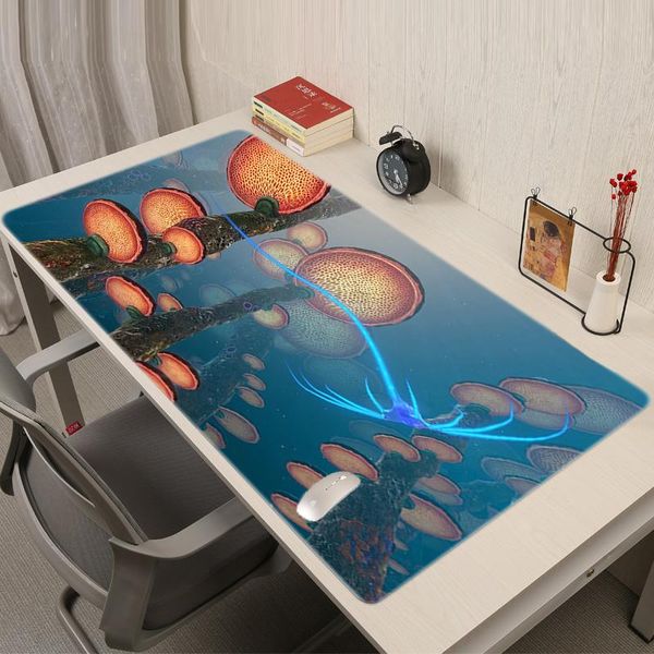 

mouse pads & wrist rests sbnautica carpet gaming mat accessories kawaii pad gamer pc complete cute desk large cabinet keyboard computer