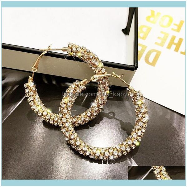 

hoop earrings jewelryhoop & hie vintage earringsgold round c geometric statement earring metal hanging for women fashion jewelry1 drop deliv, Golden;silver