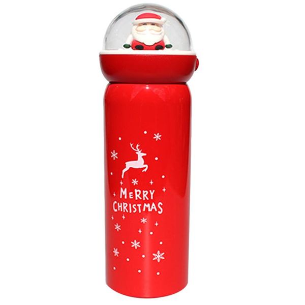 

mugs 1pc christmas heat preservation bottle gift stainless steel reindeer pattern vacuum cup