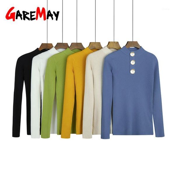 

women's sweaters autumn winter sweater turtleneck pullovers knitted female warm long sleeve short korean slim white for women, White;black
