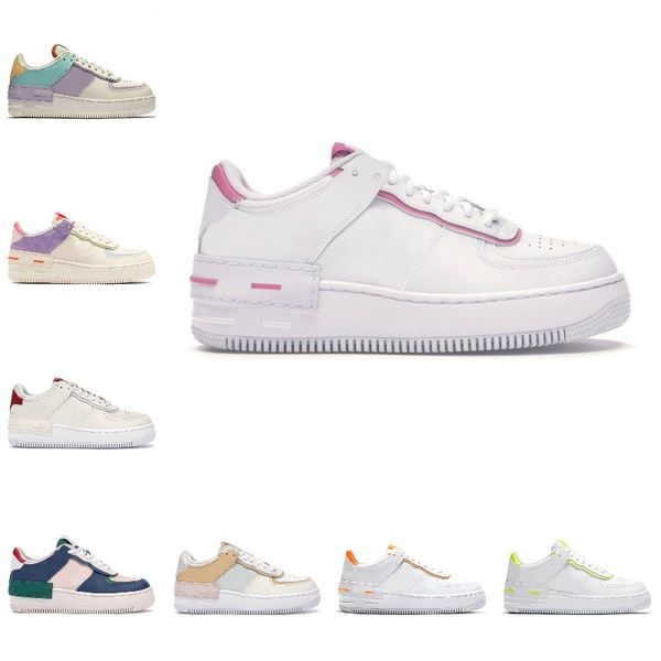 

2021 mens women platform fashion sneakers white glacier blue ghost mystic navy magic flamingo total orange wheat sports trainers x9