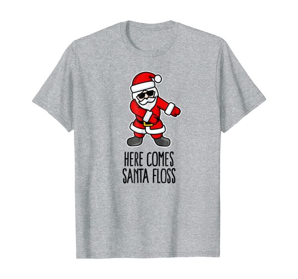 

Here comes Santa Floss Flossing Santa Claus T-shirt gift, Mainly pictures