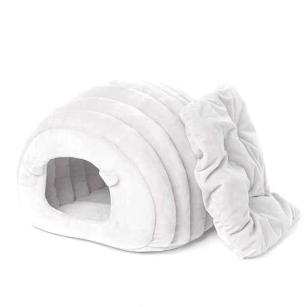 

small animal supplies foldable winter warm with mat cave pet house comfortable washable cute indoor soft plush sleeping bed cat dog