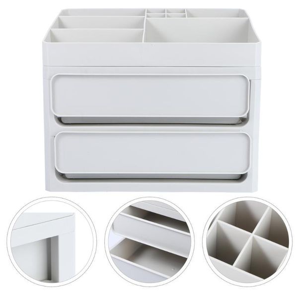 

storage drawers 1pc multi-layer toiletries holder desksundries container