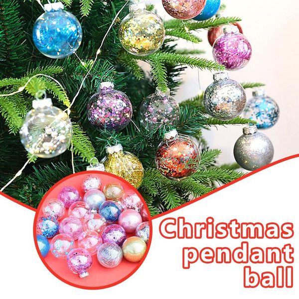 

party decoration 60mm christmas xmas tree ball year 2022 bauble hanging home ornament decor year's eve decorations