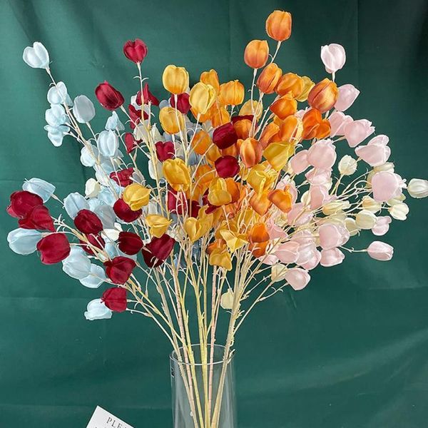 

decorative flowers & wreaths no watering portable bright-colored simulation enkianthus for office