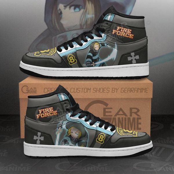 

fire force arthur boyle sneakers custom anime sho