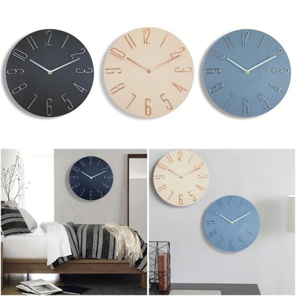 

wall clocks home decor kitchen bedroom office digital clock silent battery operated watch