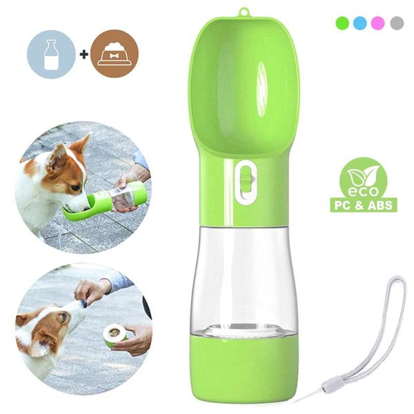 

dog bowls & feeders portable pet water bottle for small large dogs travel puppy cat drinking bowl outdoor food dispenser feeder product