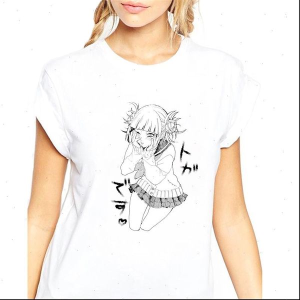 

women t shirt zoganki womens funny white o neck cartoon print casual short sleeve harajuku