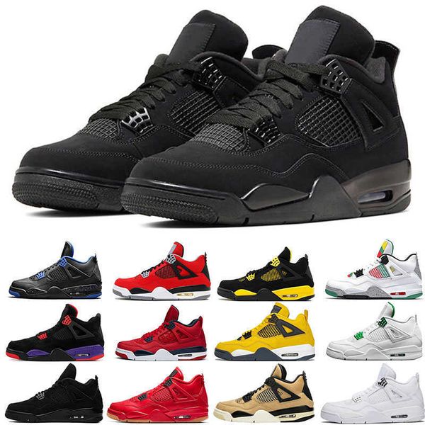 

new arrival jumpman 4 4s black cat men basketball shoes mushroom cactus jack bred loyal blue raptors red mens trainers sports sneakers