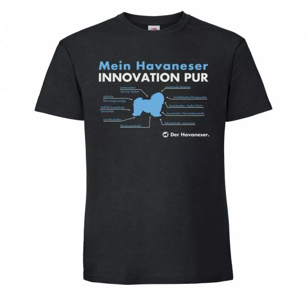 

havaneser t-shirt innovation dog motif havanese cuban bichon habanero, White;black