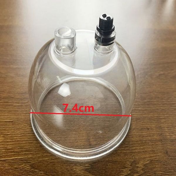 

4 pcs 7.4cm diameter hijama suction cups for breast massage enlargement machine body vacuum therapy cupping massager