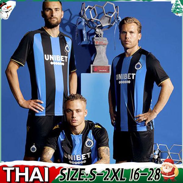 

custom club brugge 130 years special edition soccer jerseys 2021 2022 wesley maouassa kossounou mata de ketelaere lang vanaken v.badji footb, Black;yellow