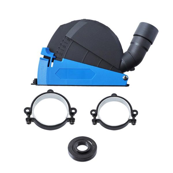

tool organizers 5 inch plastic cutting dust shroud for 100/125 angle grinder collector attachment cover hood power tools 190x113x44mm