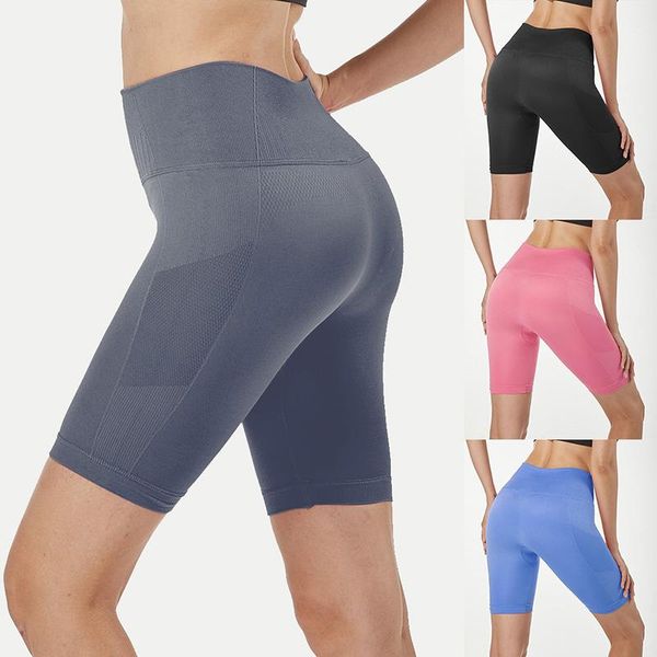 

yoga outfits 2021 sports shorts woman tights biker women bicycles spandex for fitness workout gym skinny, White;red