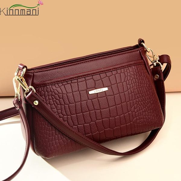 

evening bags 2021 high quali leather messenger bag luxury handbag women designer handbags quailty shoulder tote sac a main