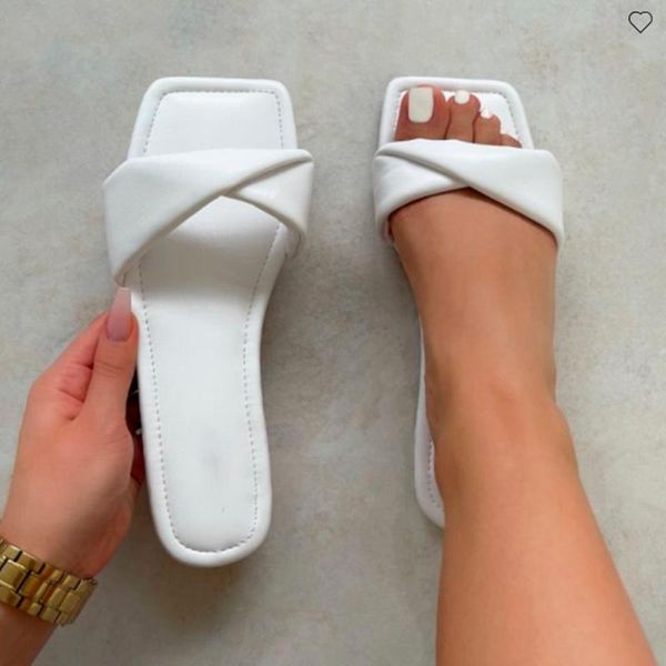 

slippers summer flip flops woman outdoor wear ladies solid candy color beach women's shallow retro female shoes, Black