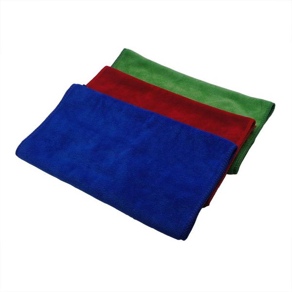 

towel 3pcs car washing microfiber house cleaning cloth wash drying auto detailing waxing polishing tool red green blue