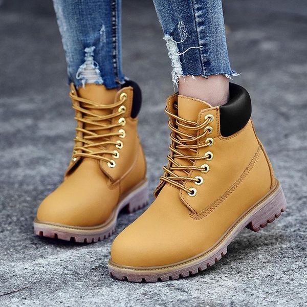

boots women for ankle female winter shoes warm fur bota booties botas mujer, Black