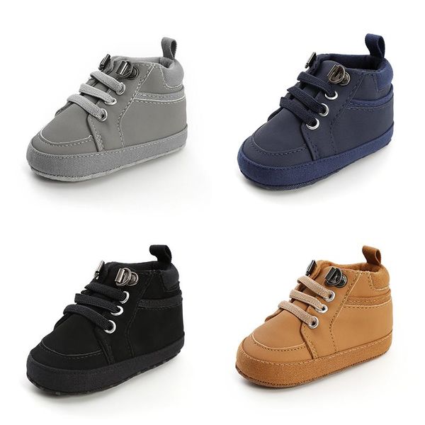 

first walkers born baby shoes infant toddler boy casual comfor cotton sole anti-silp 4-colors girls sneakers moccasins 0-18m